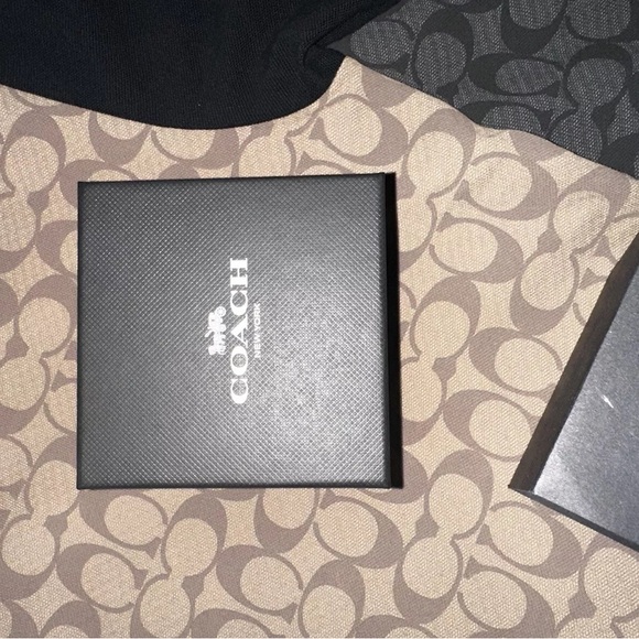 COACH MENS BAXTER WATCH SET BLACK DIAL GRAY MESH STAINLESS STEEL 39 MM - Picture 2 of 3